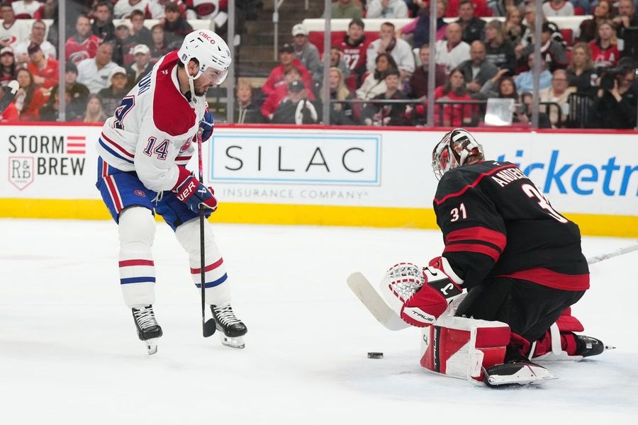 NHL: Stanley Cup Playoffs-Montreal Canadiens at Carolina Hurricanes