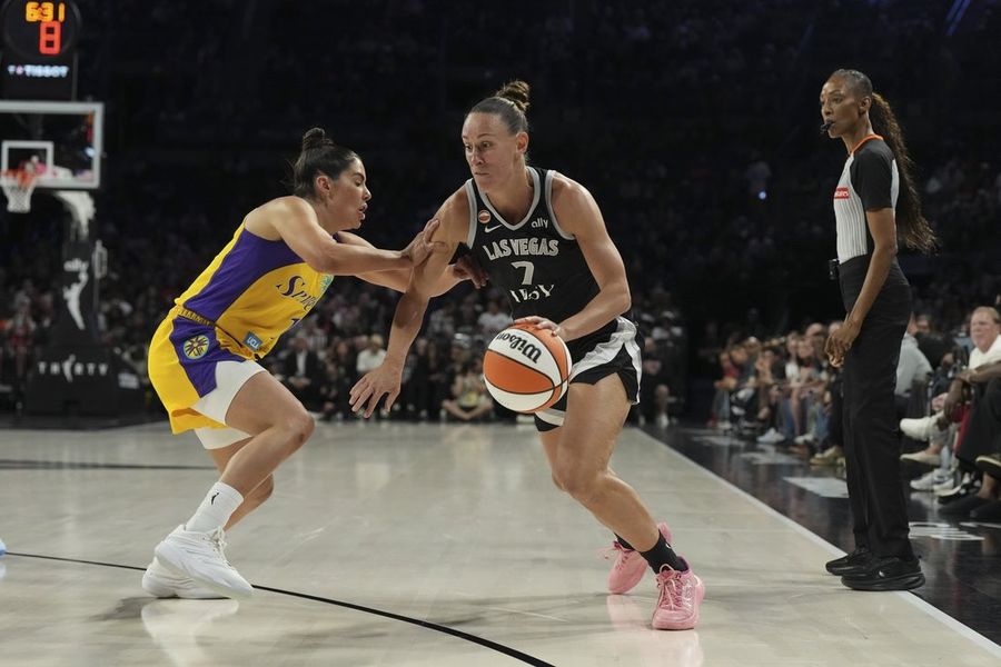 WNBA: Los Angeles Sparks at Las Vegas Aces