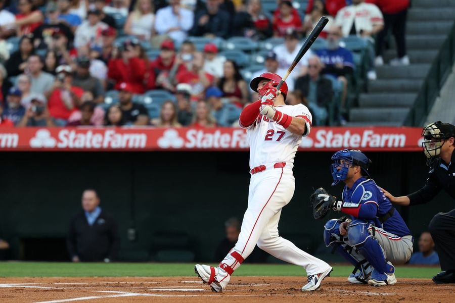 MLB: Texas Rangers at Los Angeles Angels