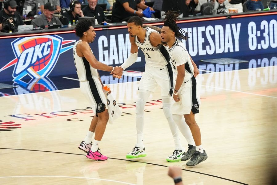 NBA: Playoffs-Oklahoma City Thunder at San Antonio Spurs