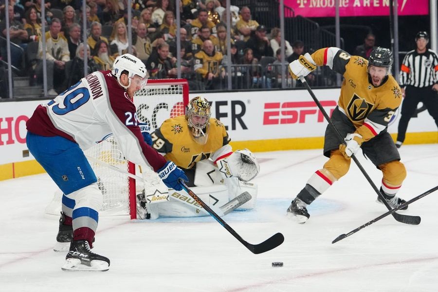 Nathan MacKinnon ailing as Avs face must-win Game 4 vs. Knights