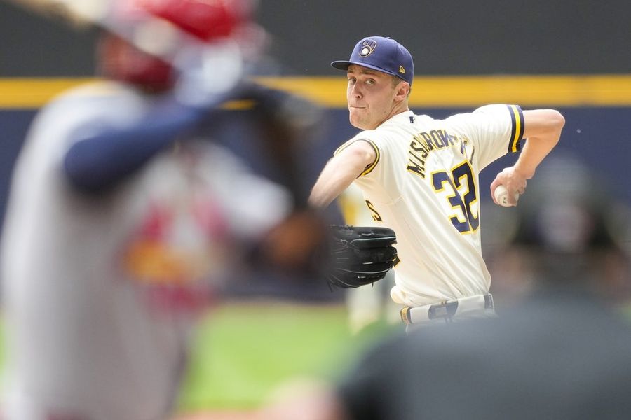 Flamethrower Jacob Misiorowski fans 12, Brewers top Cardinals
