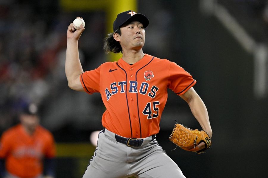 Three Astros combine to top Rangers for majors' first no-hitter since '24