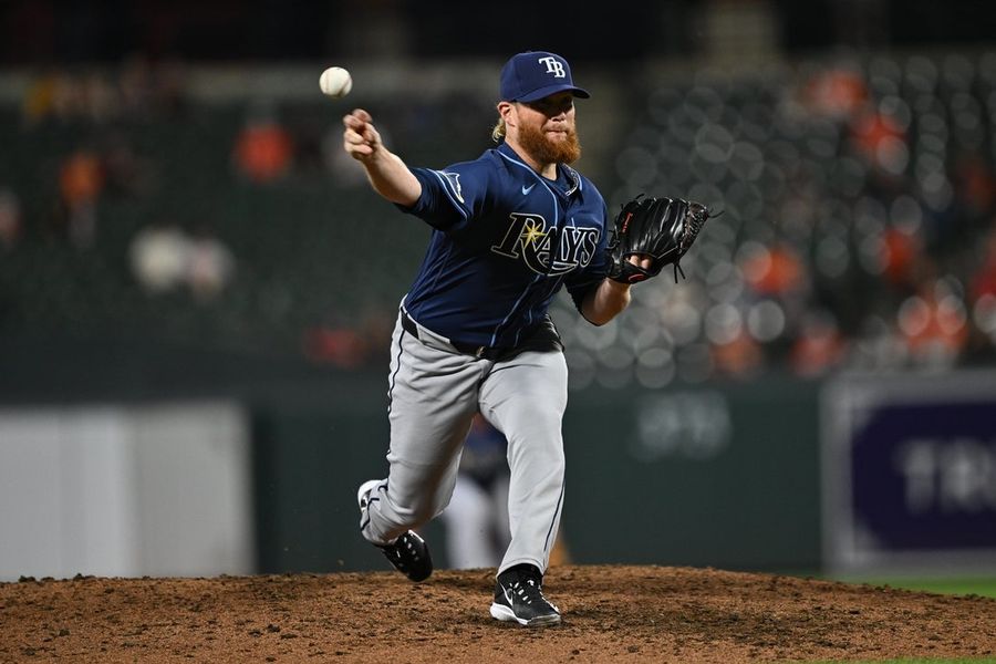 Os Rays colocaram o arremessador destro Craig Kimbrel (pulso) na lista de lesionados de 15 dias.