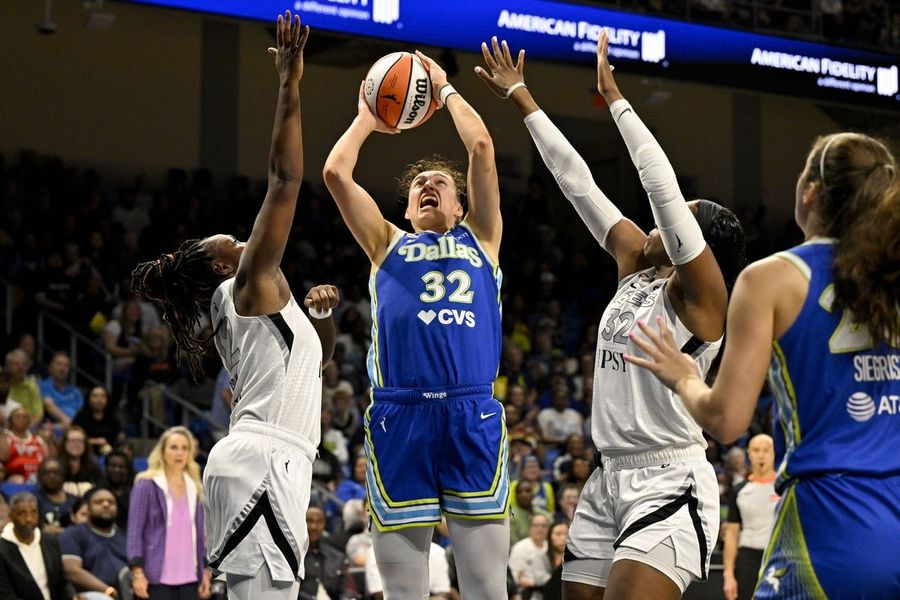 Jessica Shepard's triple-double helps Wings rally past Aces