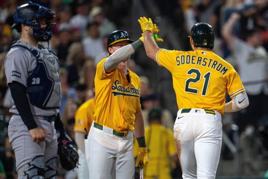 Os A's esperam repetir a onda de força e vencer a série contra os Yankees.