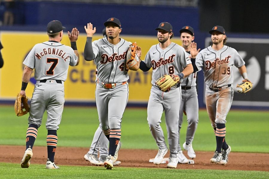 Tigers buscam rara sequência de vitórias e vitória na série contra os Rays.