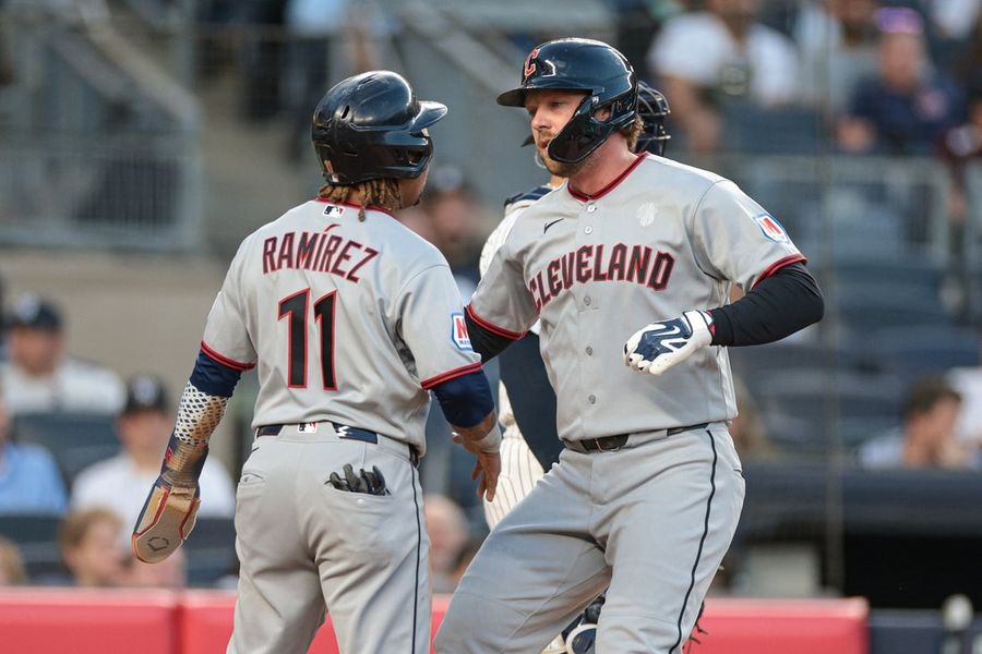 José Ramírez vuelve a conectar un jonrón ante Gerrit Cole y los Guardianes derrotan a los Yankees.