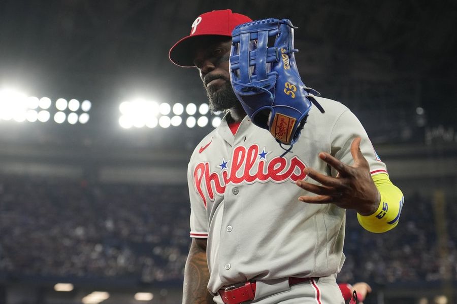 Phillies place OF Adolis Garcia (shoulder) on 60-day injured list