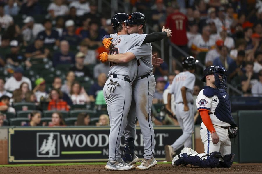 A atuação de Colt Keith com 3 home runs garantiu a vitória dos Tigers sobre os Astros.