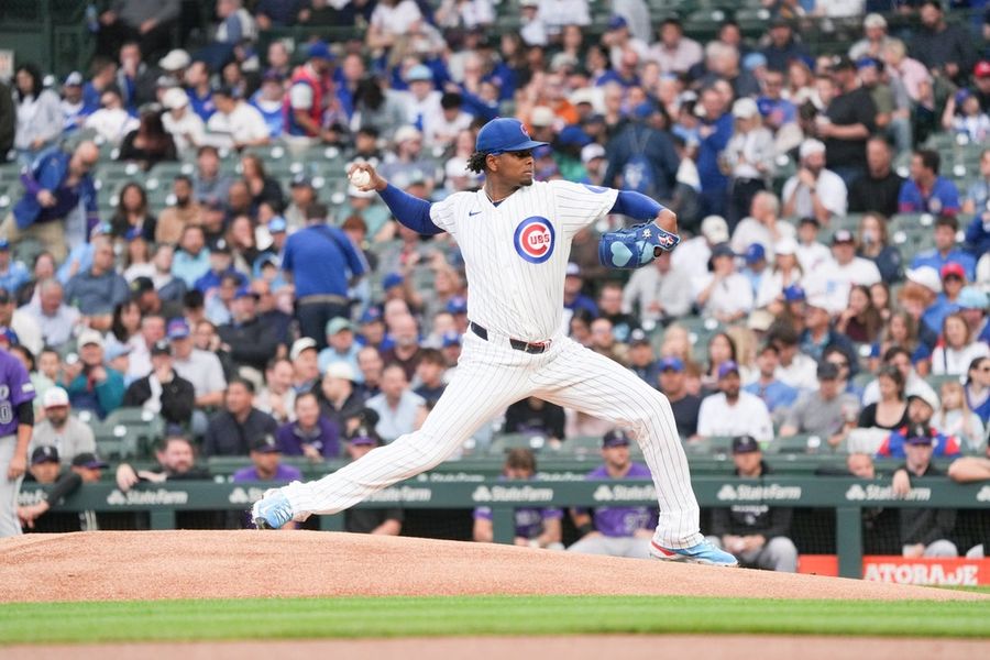 Cubs' Edward Cabrera exits early vs. Rockies due to hand cramp