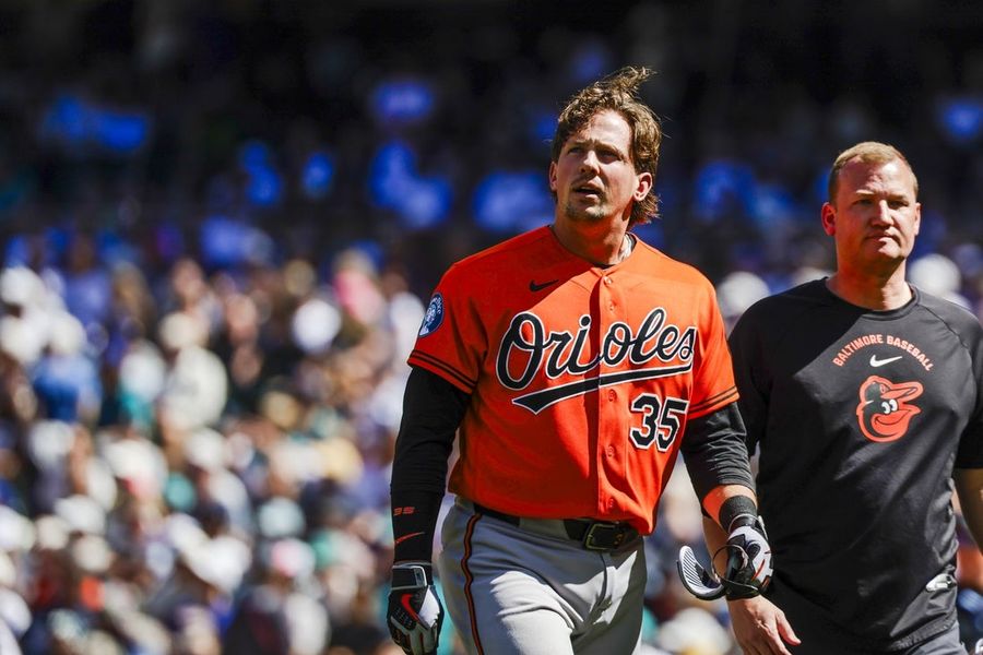 Os Orioles colocam o receptor Adley Rutschman na lista de concussão de 7 dias.