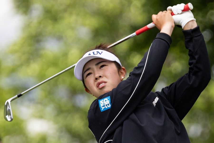 Miyu Yamashita beats Lottie Woad in playoff to win Meijer LPGA title