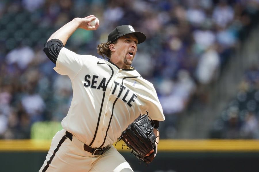 Logan Gilbert espanca 8 adversários na vitória dos Mariners sobre os Red Sox, evitando a varrida.