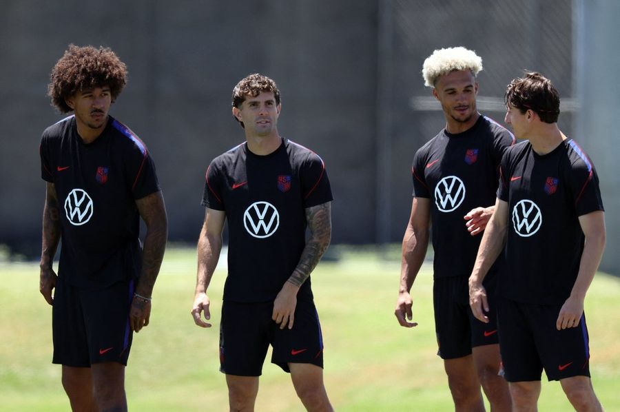 Christian Pulisic practices, on track for USMNT group stage finale