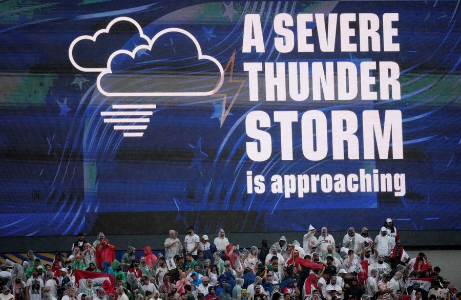 World Cup: France-Iraq endures 2-hour weather delay at halftime