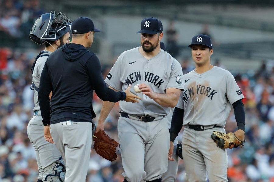 Yankees place Carlos Rodon on IL, reinstate Trent Grisham, Ryan McMahon