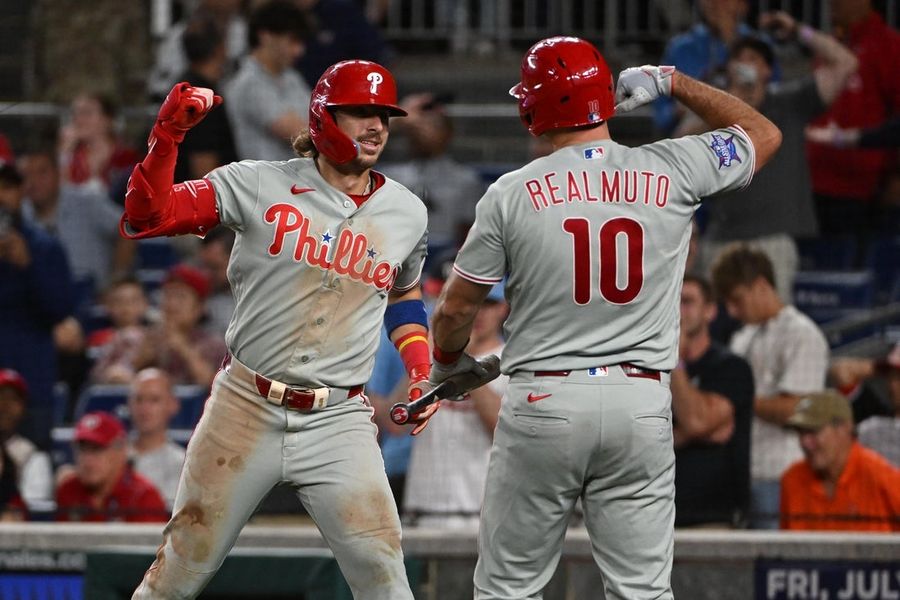 Resumen de la MLB: Los Phillies anotan 8 con 2 outs en la novena entrada y sorprenden a los Nationals.