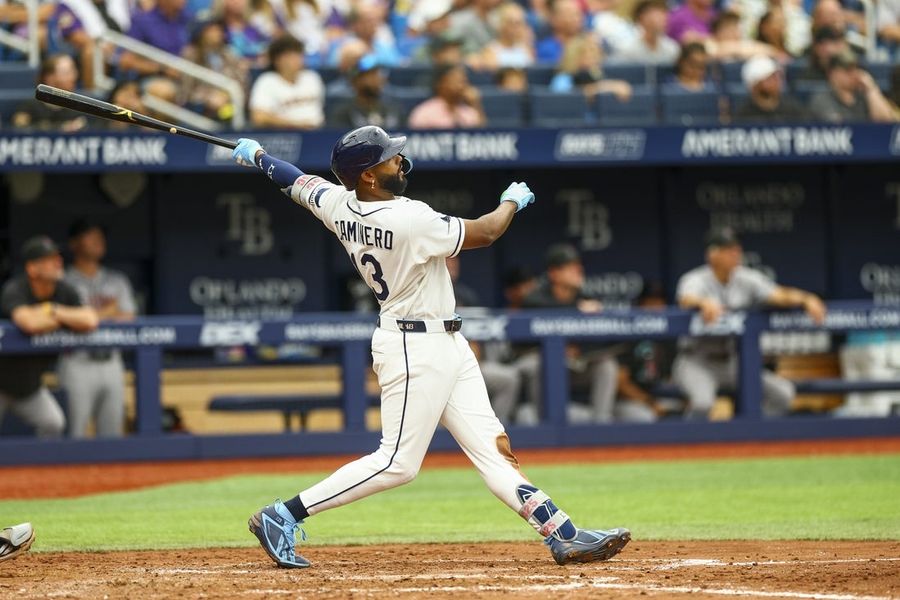Rays' Junior Caminero first to commit to Home Run Derby