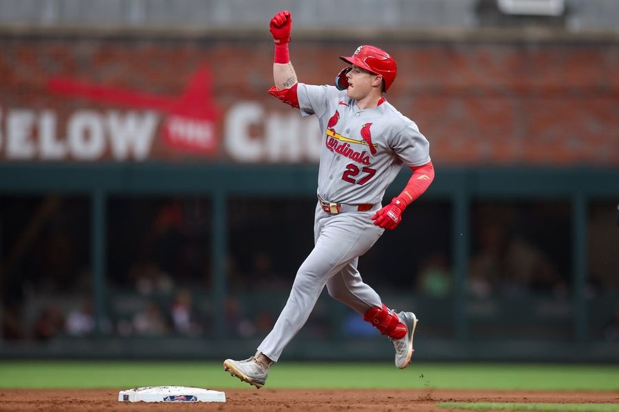 Nathan Church ends homer drought as Cardinals top Braves
