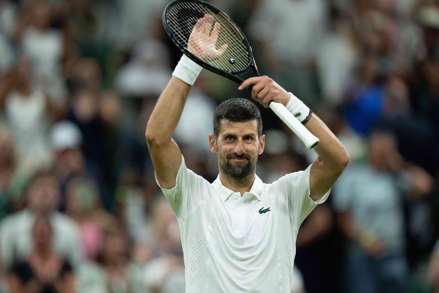 Novak Djokovic ties Roger Federer's Wimbledon wins mark