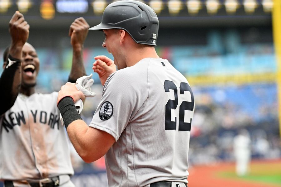 Ben Rice acerta dois home runs e impulsiona cinco corridas na vitória dos Yankees sobre os Rays.
