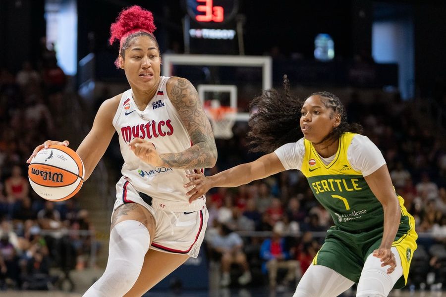 Shakira Austin scores 27 to rally Mystics past Storm