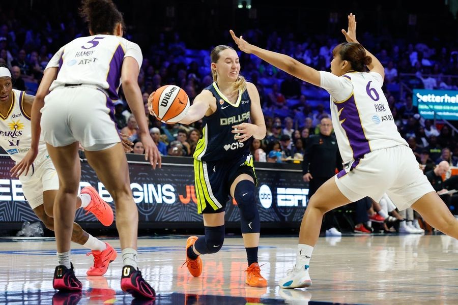 Arike Ogunbowale helps Wings beat Sparks for sixth straight win