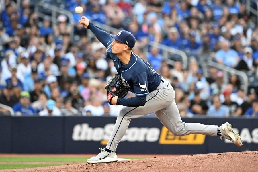 Pitching carries Rays past sliding Blue Jays
