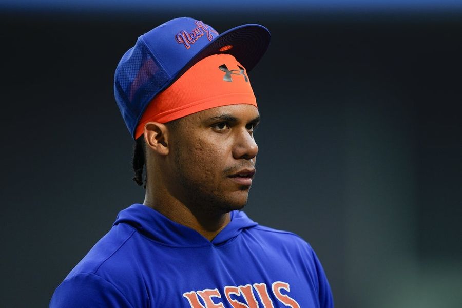 Mets OF Juan Soto departs Dodgers game with left calf soreness