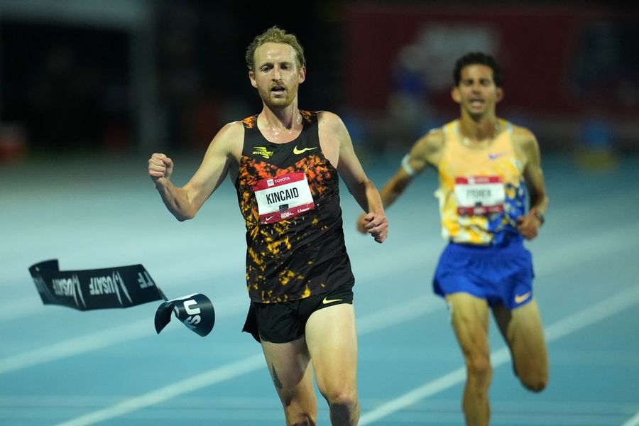 Woody Kincaid kicks on late to win USA 10,000-meter championship