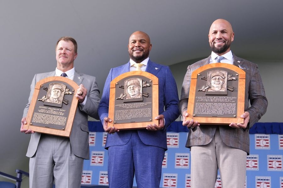 Baseball Hall of Fame worth the wait for Kent, Jones, Beltran
