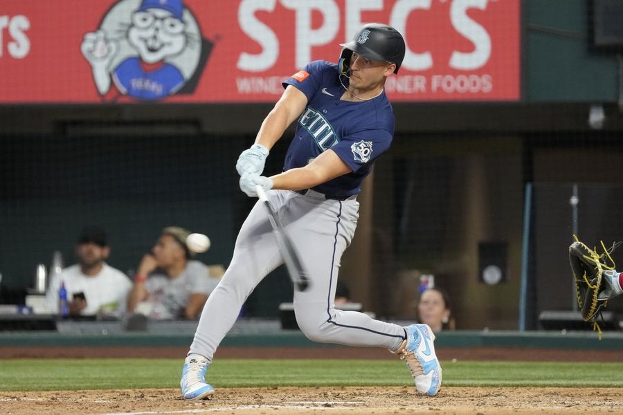 Dominic Canzone, Mariners seek series split against Rangers
