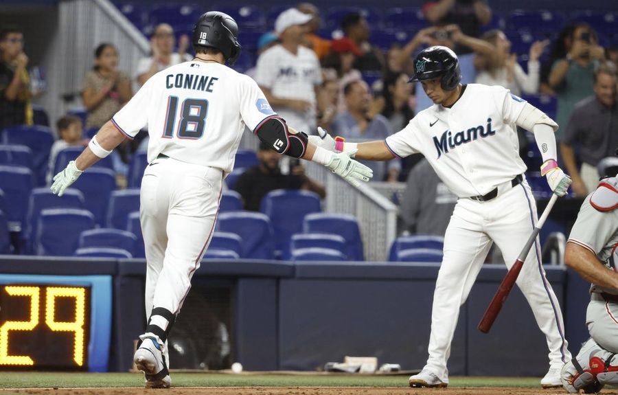 Marlins end 12-game slide as Griffin Conine walks off Phillies