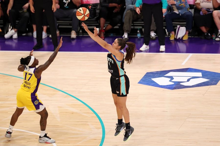 Liberty shoot the lights out, hold off Sparks