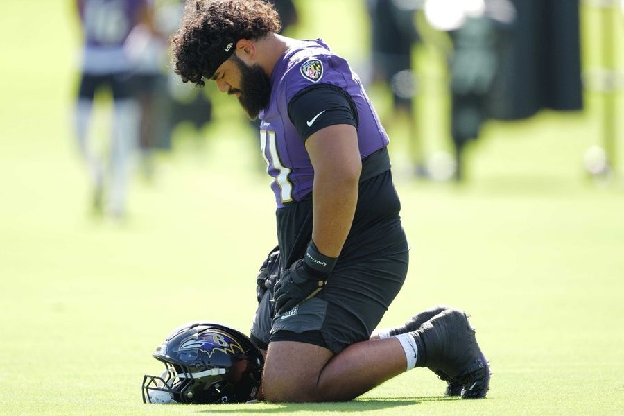 Report: Ravens G Vega Ioane dealing with MCL sprain