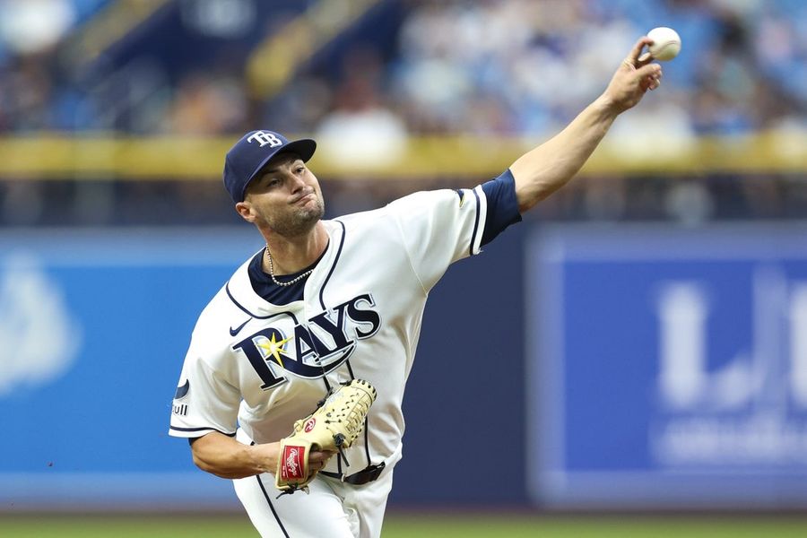 Rays LHP Shane McClanahan (back) placed on 15-day IL