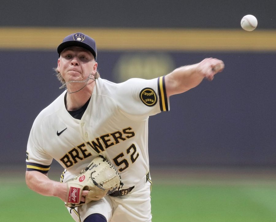 Kyle Harrison returns to pitch Brewers past Pirates