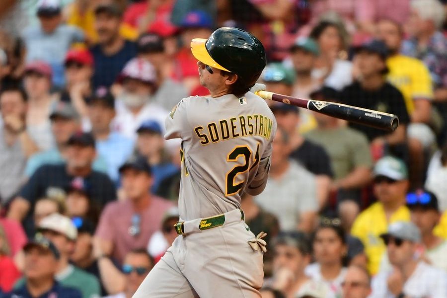 Athletics place LF Tyler Soderstrom (hip) on 10-day IL