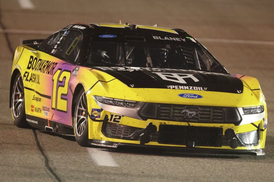 Ryan Blaney edges Bubba Wallace to repeat at New Hampshire