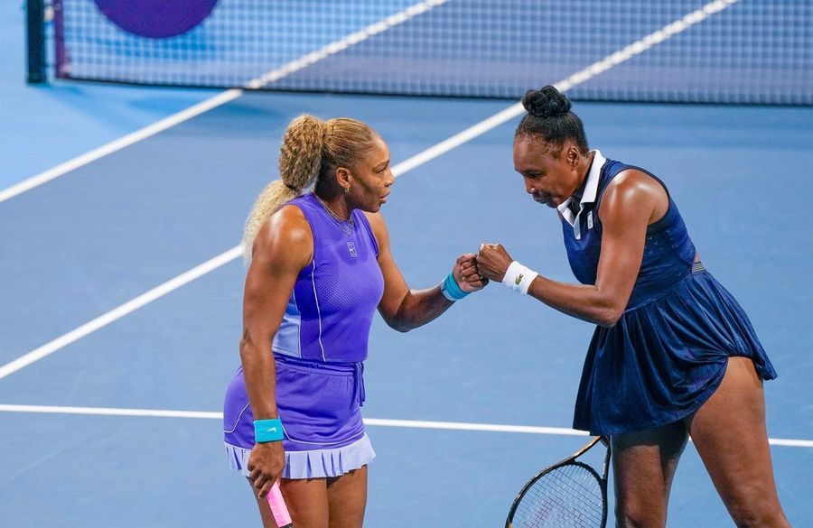 Williams sisters, teaming for first time since '22, lose in Cincy opener