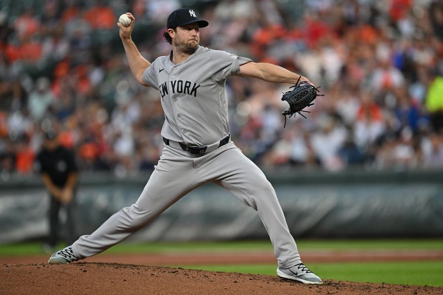 Gerrit Cole, Yankees blank Orioles to clinch sweep