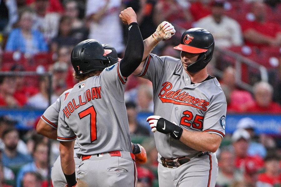 Jackson Holliday, dos Orioles, busca mais uma grande atuação no estádio de beisebol de sua infância em St. Louis.