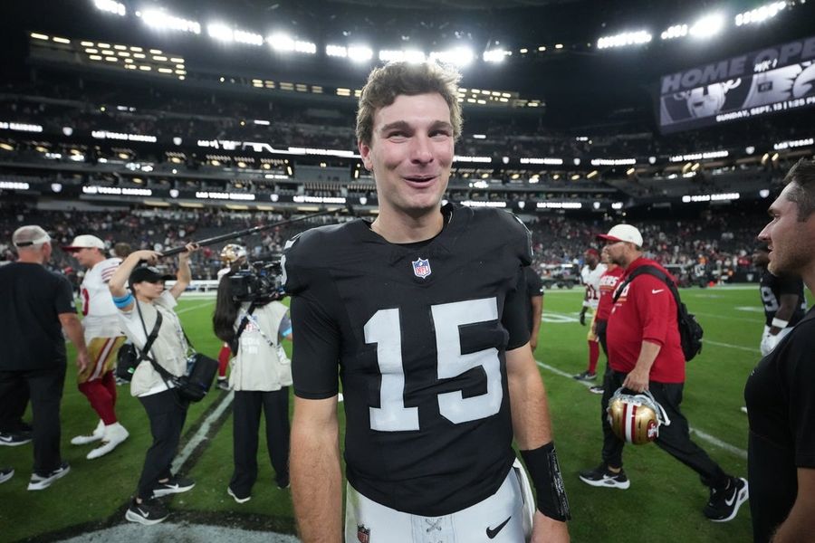 Raiders GM on Fernando Mendoza: 'His time is coming, but he's got to earn it'