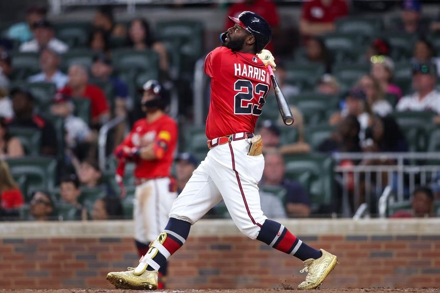 As rebatidas de Michael Harris II, que resultaram em mais de uma base, levaram os Braves à vitória sobre os Rockies.