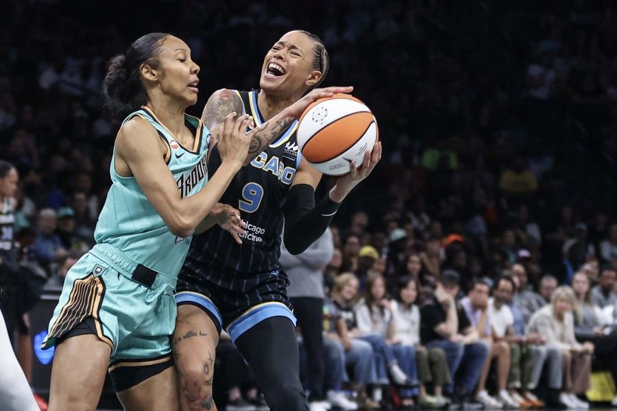 Liberty get back into scoring mode, clinch season series vs. Sky