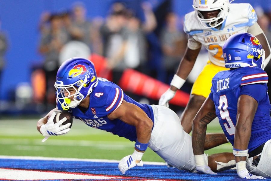 New starting QB Isaiah Marshall steers Kansas to rout of Long Island