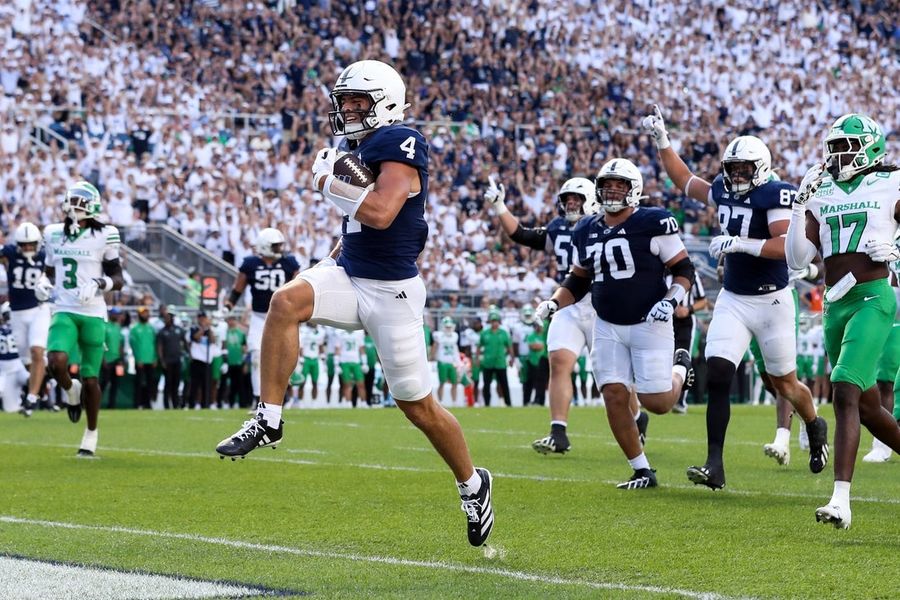 No. 18 Penn State crushes Marshall in coach Matt Campbell's debut