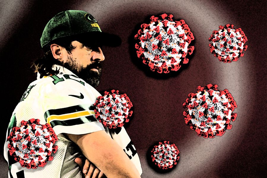 Aaron Rodgers has COVID — turns out he was a galaxy-brained doofus all along