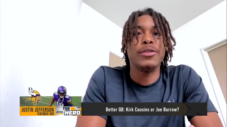 Good luck getting targets from no-swag Kirk Cousins now, Justin Jefferson
